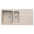 Zlew. PETRA 100x50 1 1/2B 1D, granit piaskowy