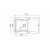 Zlew. SOFTLINE (79x51) 1B 1D czarny