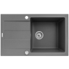 Zlew. SPARTA PLUS (78x48) 1B 1D, iron grey