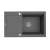 Zlew. SPARTA PLUS LUX (78X48) 1B 1D, iron grey