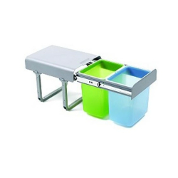 Sortownik odpadów COLOR PYR402 "40" podwójny 2x16l