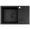 Zlew. KARPATHOS 68x44 1B 1D volcano Black Edition