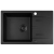Zlew. KARPATHOS 68x44 1B 1D volcano Black Edition