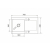Zlew. MIDO 76x44 1B 1D szary beton + bateria Lungo