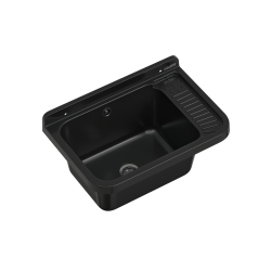 Umywalka ogrodowa NEO 51X34 czarny granit