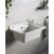 Umywalka ogrodowa NEO PLUS 58,4X38 biały granit + bateria Asalia