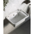 Umywalka ogrodowa NEO PLUS 58,4X38 biały granit + bateria Asalia