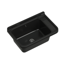 Umywalka ogrodowa NEO PLUS 58,4X38 czarny granit