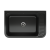 Umywalka ogrodowa NEO PLUS 58,4X38 czarny granit + bateria Asalia