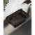 Umywalka ogrodowa NEO PLUS 58,4X38 czarny granit + bateria Asalia