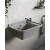 Umywalka ogrodowa NEO PLUS 58,4X38 szary granit + bateria Asalia