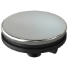 Zaślepka do otworu pod baterię/dozownik STAL SZCZOTKOWANA O 44 mm