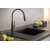 PETER 116 GraniteQ zlewozmywak granitowy soft taupe 1-komorowy z/o (62x50x20) z syfonem i zaślepką