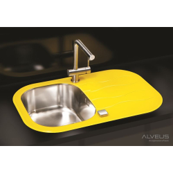 ALVEUS WAVE 20 zlewozmywak szklany custom (RAL/Twój własny wzór lub kolor) odwracalny