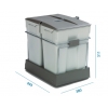 ALVEUS Sortownik Albio 40 (2x30 L)
