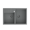 BILL 120 GraniteQ silver stone/elementy stalowe