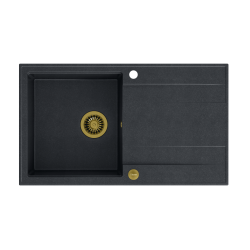 EVAN 111 GraniteQ black diamond/elementy złote
