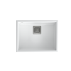 DAVID 50 GraniteQ snow white/elementy stalowe
