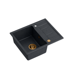 MORGAN 116 GraniteQ black diamond/elementy miedziane