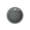 QUADRON JOHNNY 210 GraniteQ zlewozmywak granitowy silver stone 1 komorowy b/o (fi.51x18) z odpływem