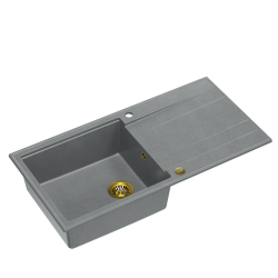 EVAN 146 XL GraniteQ silver stone/elementy złote