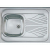 PRIMAL 10 L SAT SPECIAL 80x60 1K zlew nakładany z przelewem bez syfonu n (Classic 30)