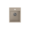 QUADRON JOHNNY 90 GraniteQ zlewozmywak granitowy river sand (beżowy) 1-komorowy z/o (39x50x20), z syfonem stal szlachetna