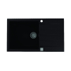 CADIT 40 kol. 91 CZARNY (860x500) zlew Granital 1 kom. z syfonem POP-UP 3 1/2"