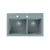 ATROX 50 kol. 81 Beton zlew Granital 2 kom. z syfonem POP-UP 3 1/2"