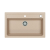 ATROX 40 kol. 22 PIASEK zlew Granital (790 x 500) 1 kom. z syfonem POP-UP 3 1/2"