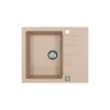 CADIT 10 kol. 22 PIASKOWY (590x500) zlew Granital 1 kom. z syfonem POP-UP 3 1/2"