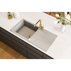 CADIT 50 kol. 81 BETON (1000x500) zlew Granital 1 kom. z syfonem POP-UP 3 1/2