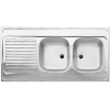 Zlewozmywak BLANCO R-ZS 12x6-2 Stal matowa odwracalny, nakładany (1 1/2) 510505