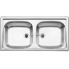 Zlewozmywak BLANCO TOP EZ 8x4 Stal matowa odwracalny, bez przelewu (1 1/2) 500372