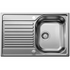 Zlewozmywak BLANCO TIPO 45 S Compact Stal matowa, korek auto. 514104