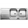 Zlewozmywak BLANCO TIPO 8 S Compact Stal matowa odwracalny 516052