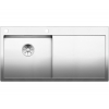 Zlewozmywak BLANCO CLARON 5 S-IF Stal polerowana lewa, korek auto., InFino, PushControl 521626