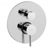 Bateria podtynkowa 2-drożna LIGHT z przełącznikiem mechanicznym chrom Paffoni Rubinetterie LIG018CR
