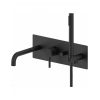 Bateria wannowa podtynkowa LIGHT czarny mat Paffoni Rubinetterie LIG001NO