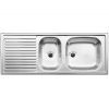 Zlewozmywak BLANCO TOP EZS 11x4 Stal matowa odwracalny, bez przelewu (1 1/2) 500847