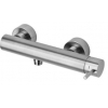 Bateria natryskowa ścienna (korpus) LIGHT stal szczotkowana Paffoni Rubinetterie LIG168ST