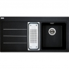 Zlewozmywak granitowy FRANKE MYTHOS FUSION MTF 651 KOMORA Z LEWEJ ONYX 114.0167.690