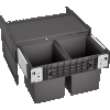 Sortownik odpadów BLANCO SELECT II Compact 60/2 czarny 526207