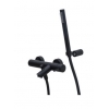 Bateria wannowa ścienna LIGHT czarny mat Paffoni Rubinetterie LIG023NO