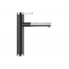 Bateria Blanco LINEE-S Silgranit-Look Czarny/Chrom 526171
