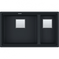 Zlewozmywak FRANKE KNG 120 KNG 120 Fragranit + Kanon Czarny Mat 125.0633.004