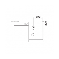 Zlewozmywak BLANCO LEMIS XL 6 S-IF Stal szczotkowana, odwracalny, korek auto. 523035