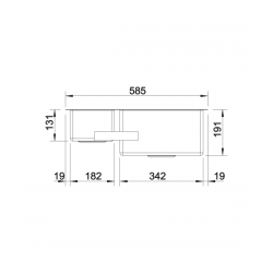 Zlewozmywak BLANCO CLARON 340/180-IF Stal polerowana prawa, InFino 521608