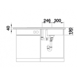 Zlewozmywak BLANCO JARON XL 6 S-IF Stal polerowana odwracalny, korek auto., InFino, PushControl 521666
