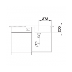 Zlewozmywak BLANCO LEMIS XL 6 S-IF Compact Stal szczotkowana, odwracalny, korek auto. 525110